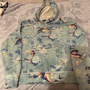 Tropical Print Hoodie Ralph Lauren polo